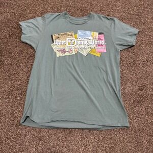 Walt Disney World Ticket T Shirt Disneyland Hanes Medium Tee